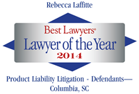 Best Lawyers Lawyer of the Year - Becky Laffitte 2014