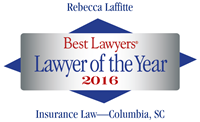 Best Lawyers Lawyer of the Year - Becky Laffitte 2016