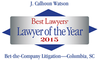Best Lawyers Lawyer of the Year - Cal Watson